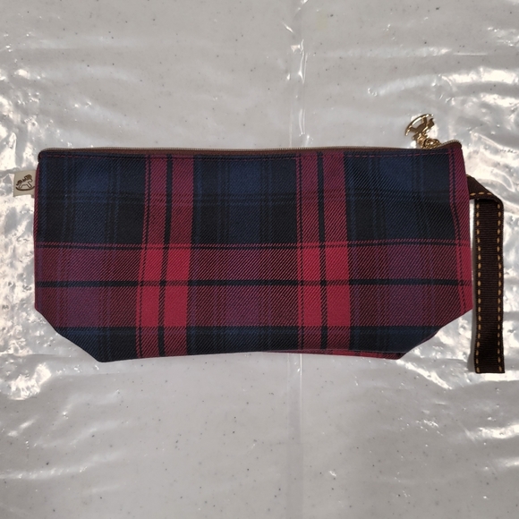 Waterproof Plaid Dumpling Cosmetic Makeup Bag - Picture 8 of 12